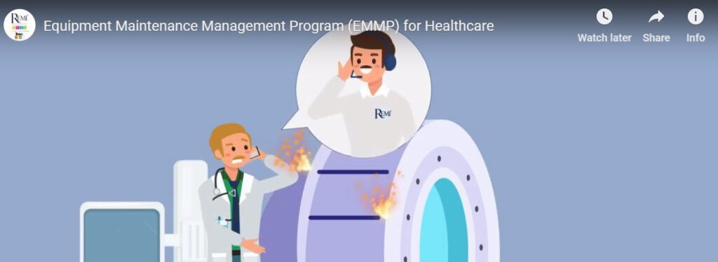 healthcare video equipment maintenance management Remi EMMP